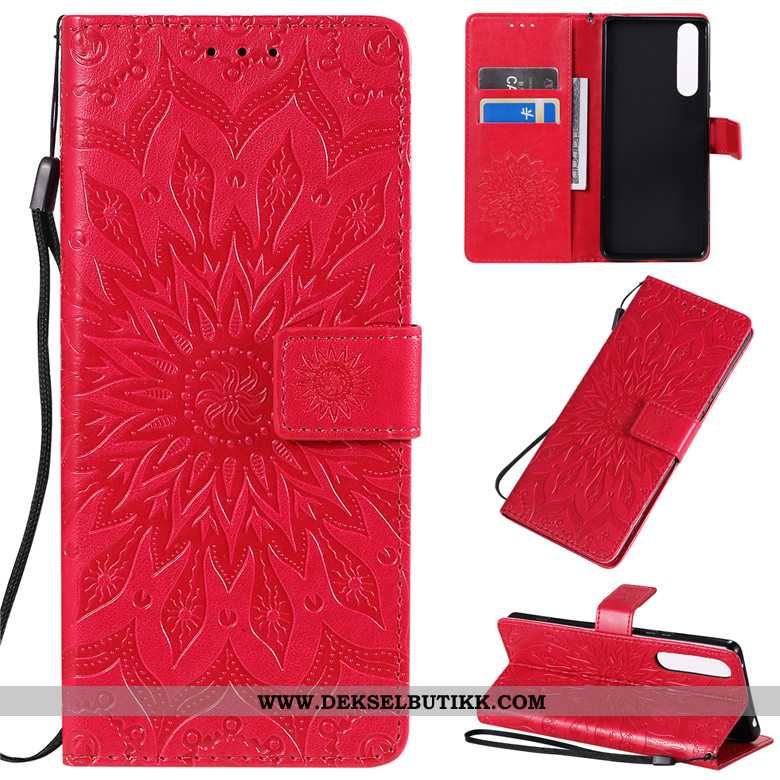 Etui Sony Xperia 1 Ii Skinndeksel Mobiltelefon Anti-fall Myke Rød, Deksel Sony Xperia 1 Ii Kreativ R