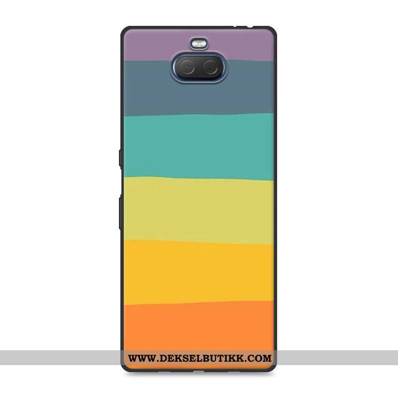 Etui Sony Xperia 10 Plus Myke Beskyttelse Kreativ Gul, Deksel Sony Xperia 10 Plus Silikon Billige