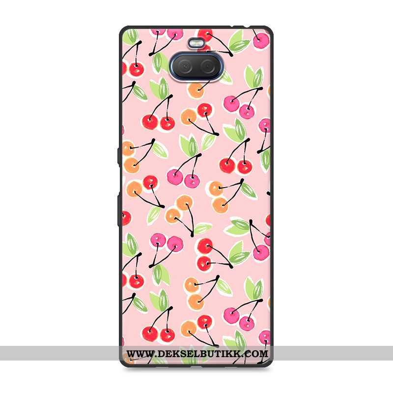 Etui Sony Xperia 10 Plus Myke Beskyttelse Kreativ Gul, Deksel Sony Xperia 10 Plus Silikon Billige