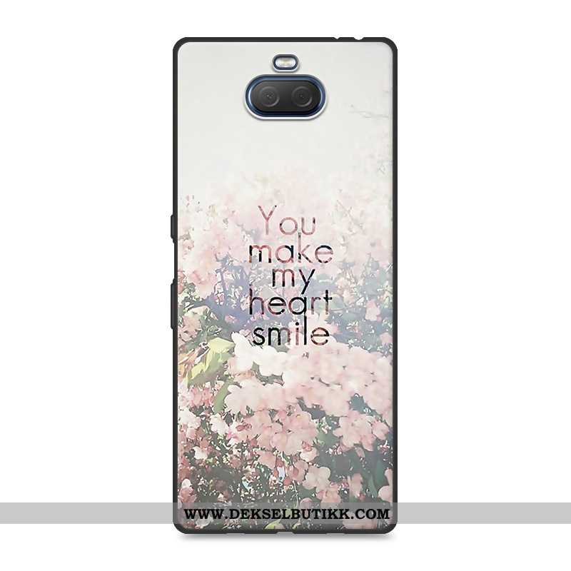 Etui Sony Xperia 10 Plus Myke Beskyttelse Kreativ Gul, Deksel Sony Xperia 10 Plus Silikon Billige