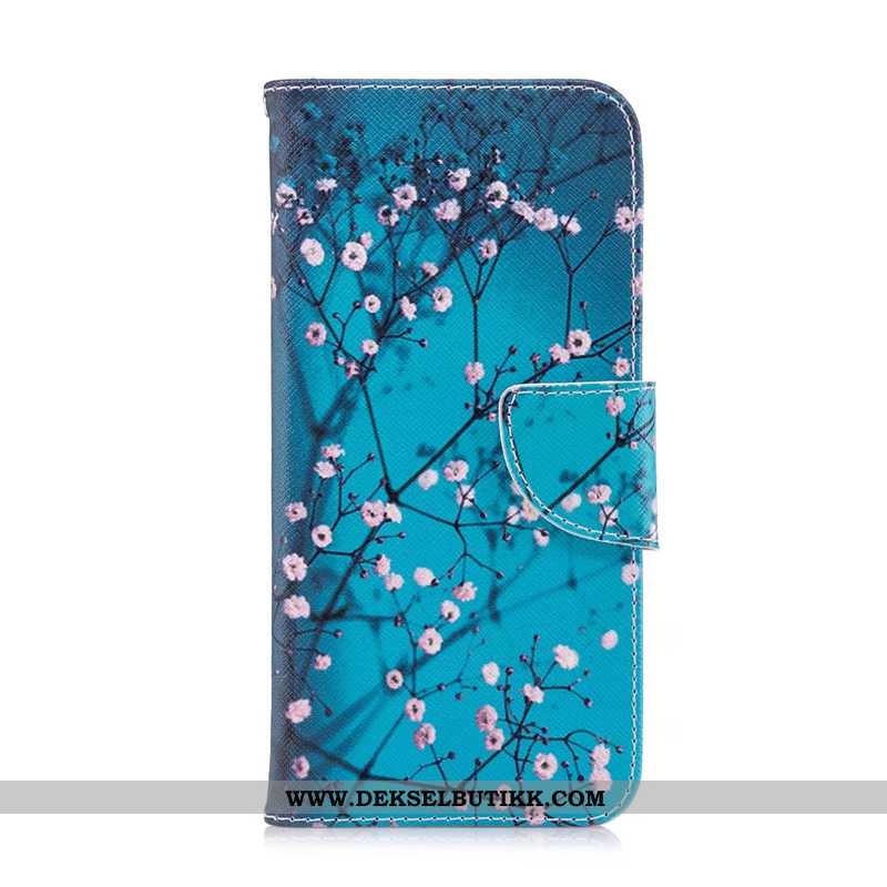 Etui Sony Xperia 10 Skinndeksel Farge Malt Deksel Hvit Hvitt, Sony Xperia 10 Beskyttelse Tilbud