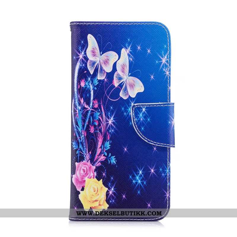 Etui Sony Xperia 10 Skinndeksel Farge Malt Deksel Hvit Hvitt, Sony Xperia 10 Beskyttelse Tilbud