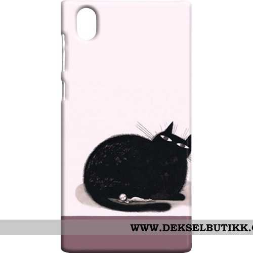 Etui Sony Xperia L1 Nubuck Rosa Hard, Deksel Sony Xperia L1 Beskyttelse Kjøpe