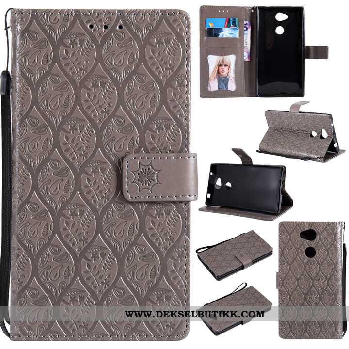 Etui Sony Xperia L2 Beskyttelse Silikondeksel Mobiltelefon Lilla, Deksel Sony Xperia L2 Skinndeksel 