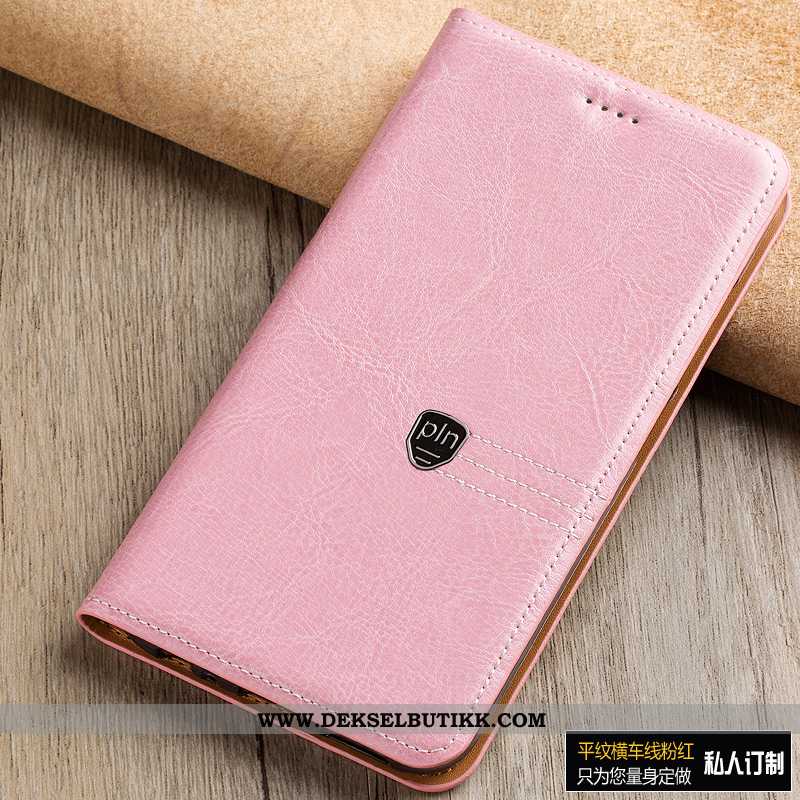 Etui Sony Xperia Xa1 Plus Skinn Beskyttelsedeksel Clamshell Svart, Deksel Sony Xperia Xa1 Plus Manua