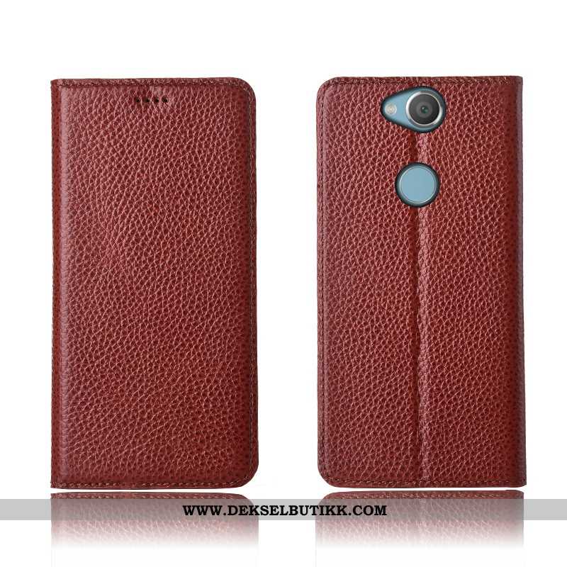 Etui Sony Xperia Xa2 Plus Silikon Myke Anti-fall Alt Inkludert Brun, Deksel Sony Xperia Xa2 Plus Bes