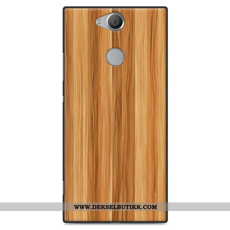 Etui Sony Xperia Xa2 Plus Wood Anti-fall Grå Mønster, Deksel Sony Xperia Xa2 Plus Myke Butikk