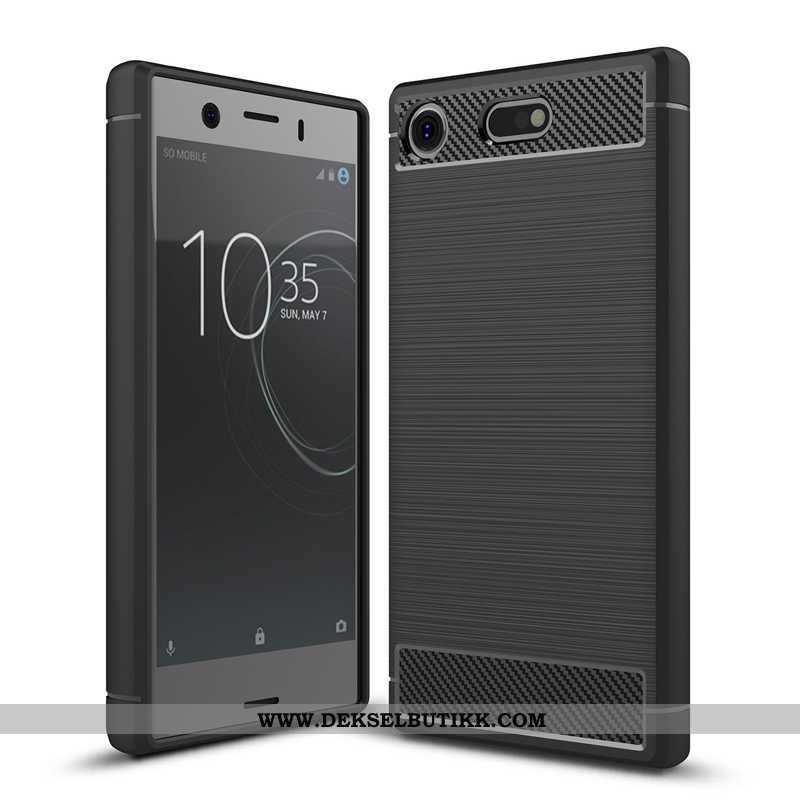 Etui Sony Xperia Xz1 Compact Mønster Beskyttelse Mobiltelefon Svart, Deksel Sony Xperia Xz1 Compact 