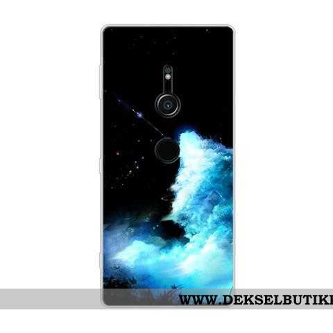 Etui Sony Xperia Xz2 Beskyttelse Farge Malt Svart Myke, Deksel Sony Xperia Xz2 Cartoon Tilbud