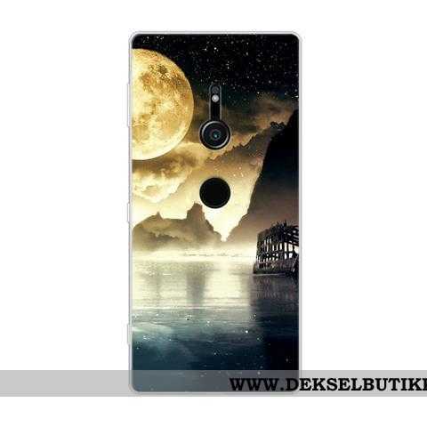 Etui Sony Xperia Xz2 Beskyttelse Farge Malt Svart Myke, Deksel Sony Xperia Xz2 Cartoon Tilbud