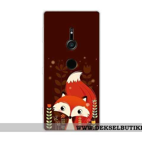 Etui Sony Xperia Xz2 Beskyttelse Farge Malt Svart Myke, Deksel Sony Xperia Xz2 Cartoon Tilbud