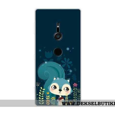 Etui Sony Xperia Xz2 Beskyttelse Farge Malt Svart Myke, Deksel Sony Xperia Xz2 Cartoon Tilbud