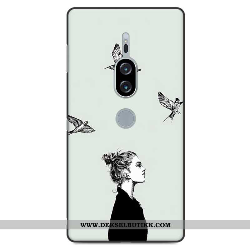 Etui Sony Xperia Xz2 Premium Beskyttelse Gul Lovers, Deksel Sony Xperia Xz2 Premium Myke Til Salgs