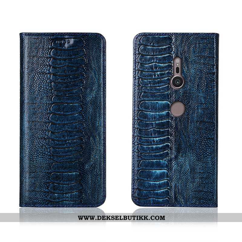 Etui Sony Xperia Xz3 Myke Beskyttelse Skinndeksel Clamshell Svart, Deksel Sony Xperia Xz3 Silikon Ti