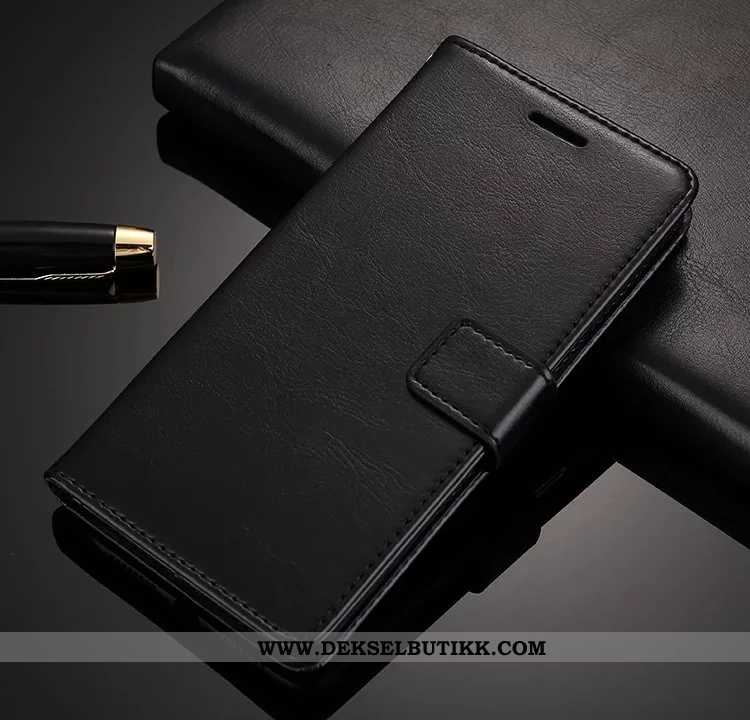 Etui Xiaomi Mi 10 Lite Skinn Lær Anti-fall Folio Liten Brun, Deksel Xiaomi Mi 10 Lite Beskyttelse Ra