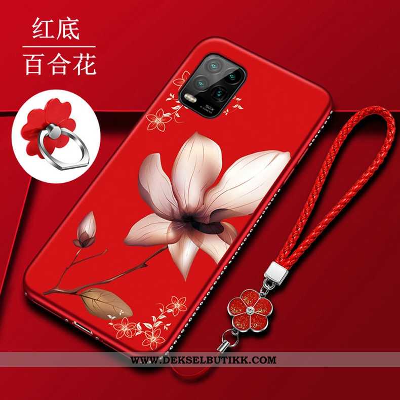 Etui Xiaomi Mi 10 Lite Ultra Alt Inkludert Silikon Anti-fall Rød, Deksel Xiaomi Mi 10 Lite Tynne Kjø