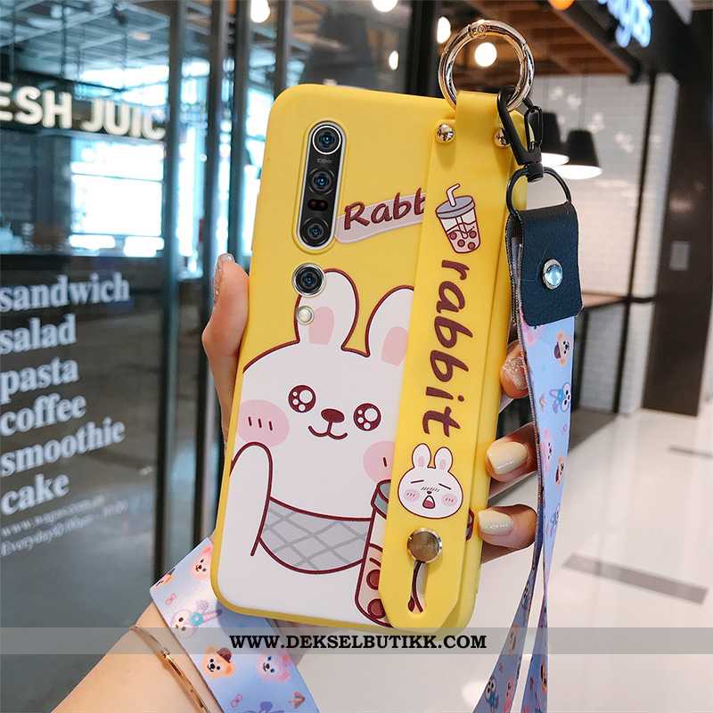 Etui Xiaomi Mi 10 Pro Kreativ Rød Kanin Gul, Deksel Xiaomi Mi 10 Pro Cartoon Billige