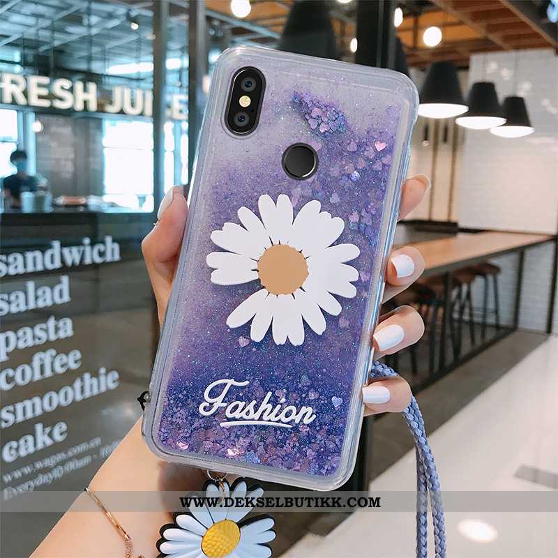 Etui Xiaomi Mi 8 Beskyttelse Mobiltelefon Liten Lilla, Deksel Xiaomi Mi 8 Hengende Ornamenter Billig