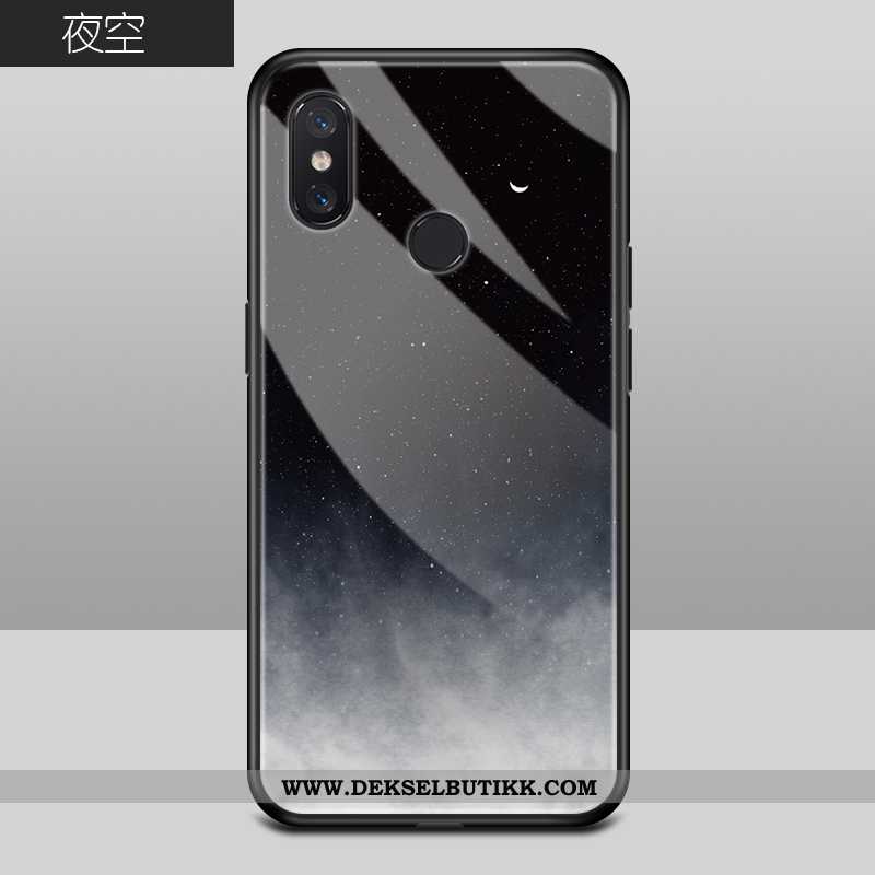 Etui Xiaomi Mi 8 Glass Trend Alt Inkludert Blå, Deksel Xiaomi Mi 8 Mote Kjøpe