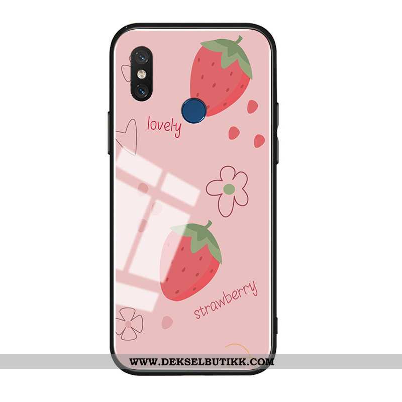 Etui Xiaomi Mi 8 Glass Ungdom Beskyttelse Rosa, Deksel Xiaomi Mi 8 Kreativ Tilbud