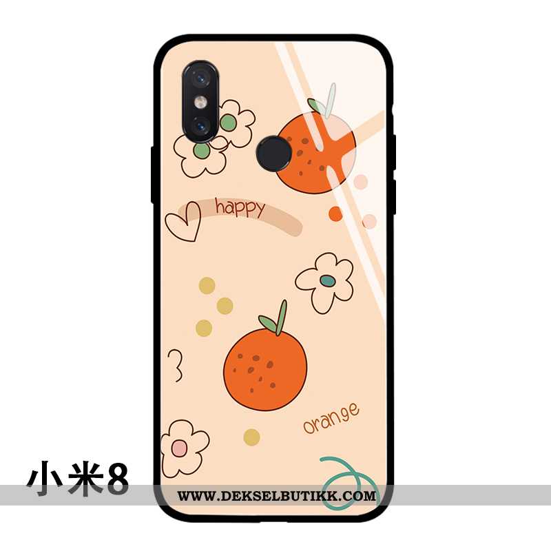 Etui Xiaomi Mi 8 Glass Ungdom Beskyttelse Rosa, Deksel Xiaomi Mi 8 Kreativ Tilbud