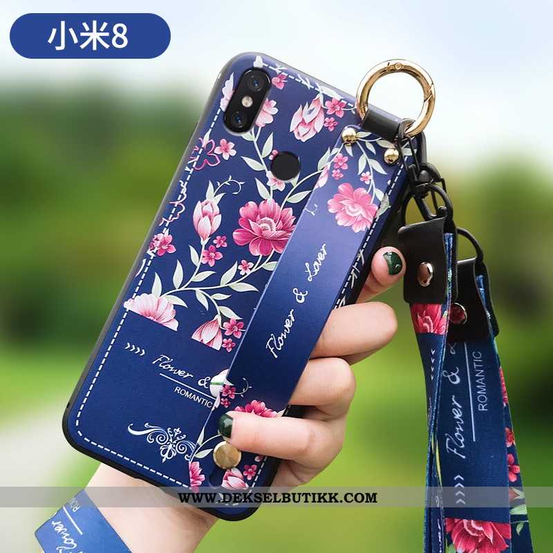 Etui Xiaomi Mi 8 Kreativ Liten Rosa, Deksel Xiaomi Mi 8 Mønster Butikk