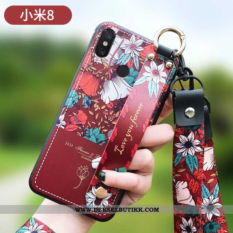 Etui Xiaomi Mi 8 Kreativ Liten Rosa, Deksel Xiaomi Mi 8 Mønster Butikk