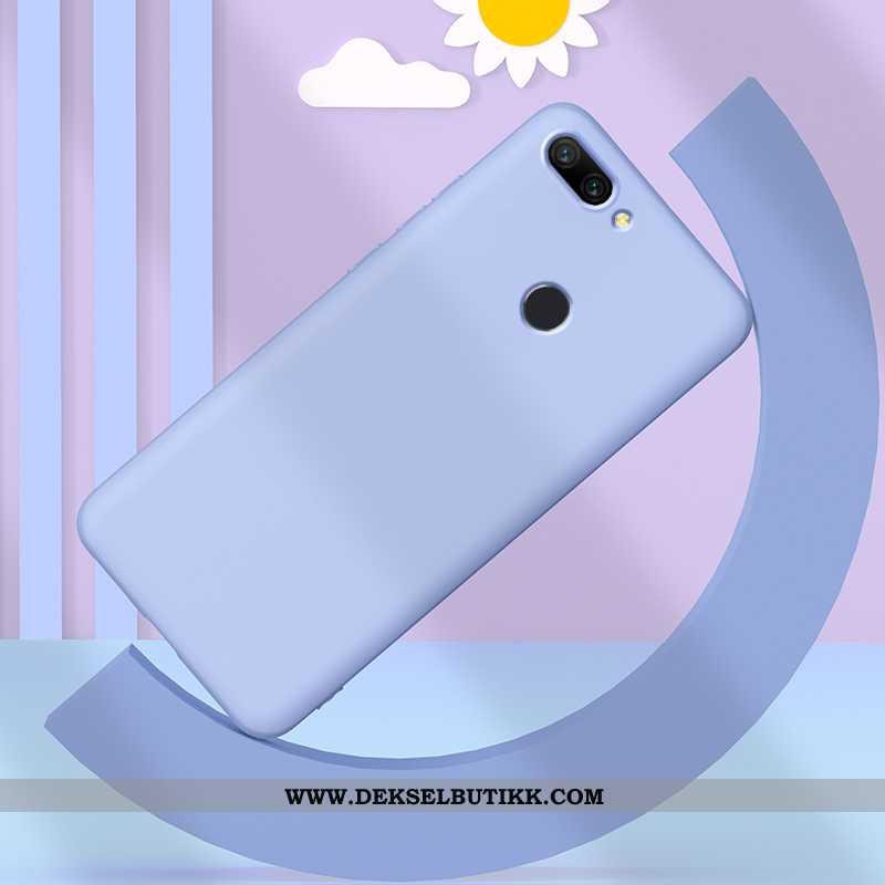 Etui Xiaomi Mi 8 Lite Av Personlighet Ungdom Ultra Myke Blå, Deksel Xiaomi Mi 8 Lite Kreativ Til Sal