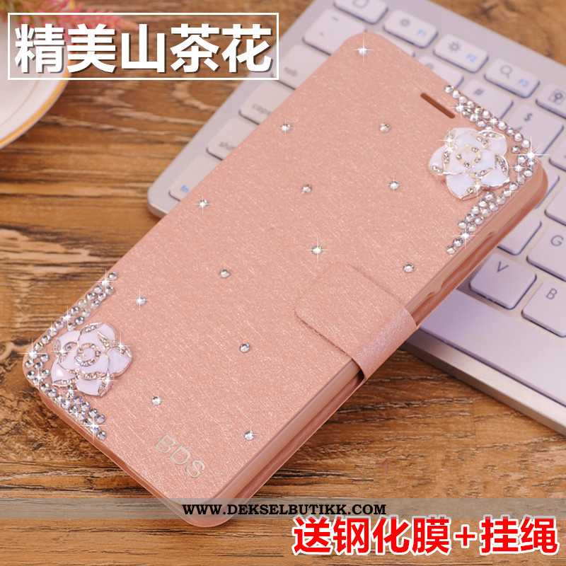 Etui Xiaomi Mi 8 Lite Hengende Ornamenter Clamshell Skinndeksel Beskyttelse Blå, Deksel Xiaomi Mi 8 