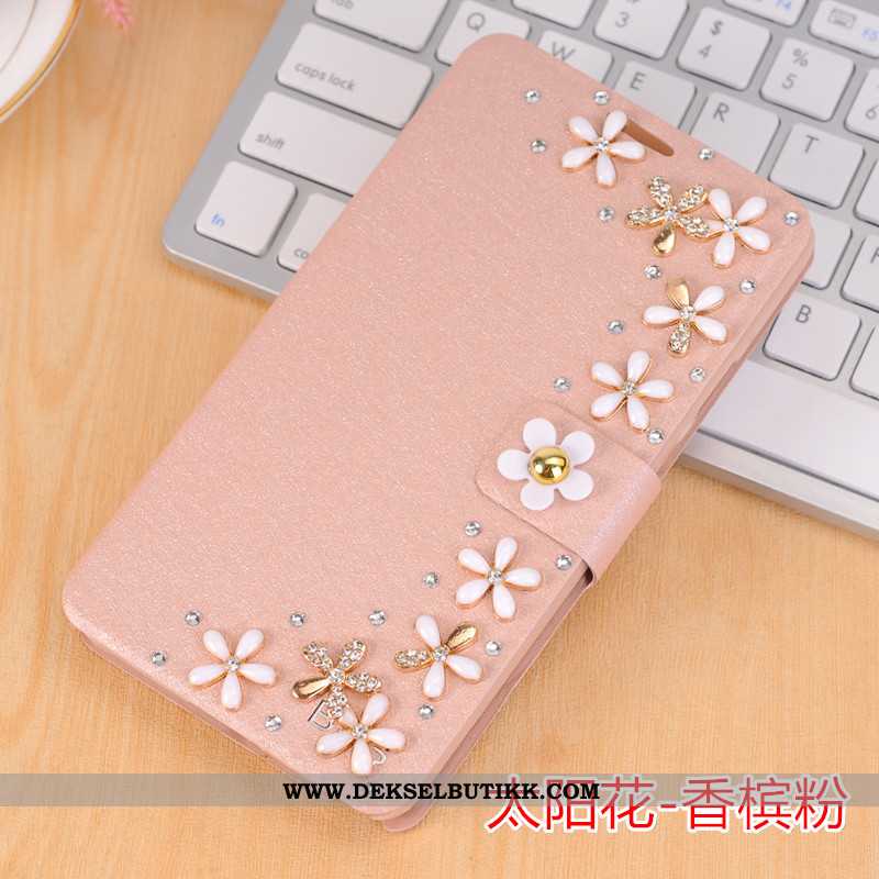 Etui Xiaomi Mi 8 Lite Hengende Ornamenter Clamshell Skinndeksel Beskyttelse Blå, Deksel Xiaomi Mi 8 