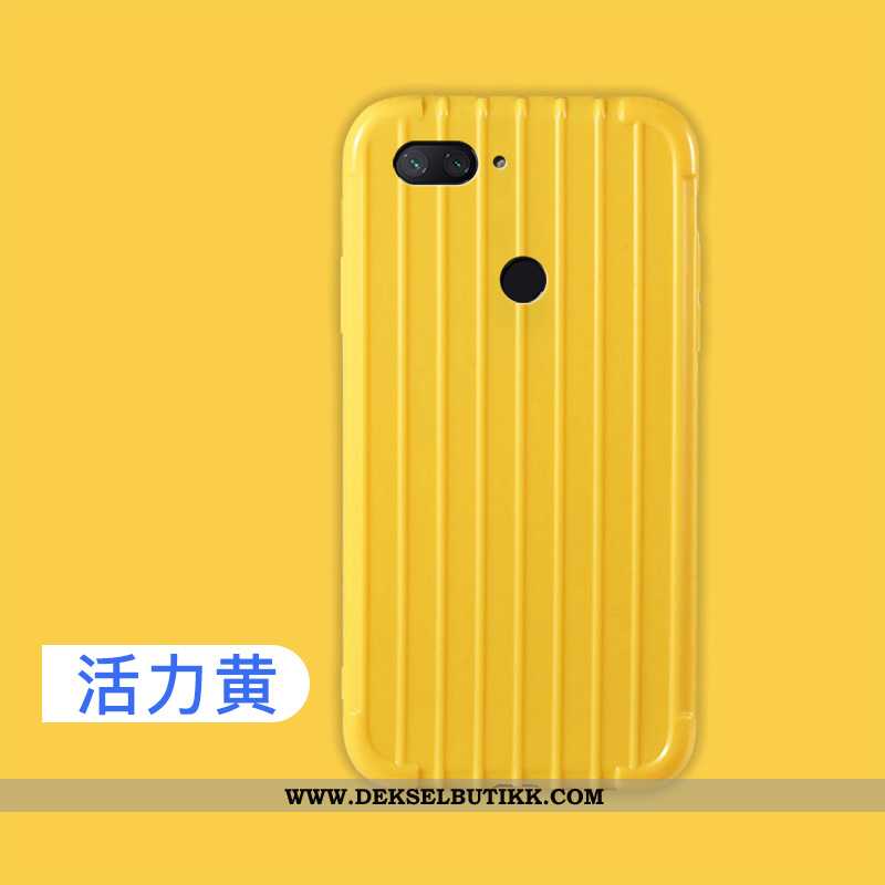 Etui Xiaomi Mi 8 Lite Mote Beskyttelse Gul Trend, Deksel Xiaomi Mi 8 Lite Av Personlighet Billige