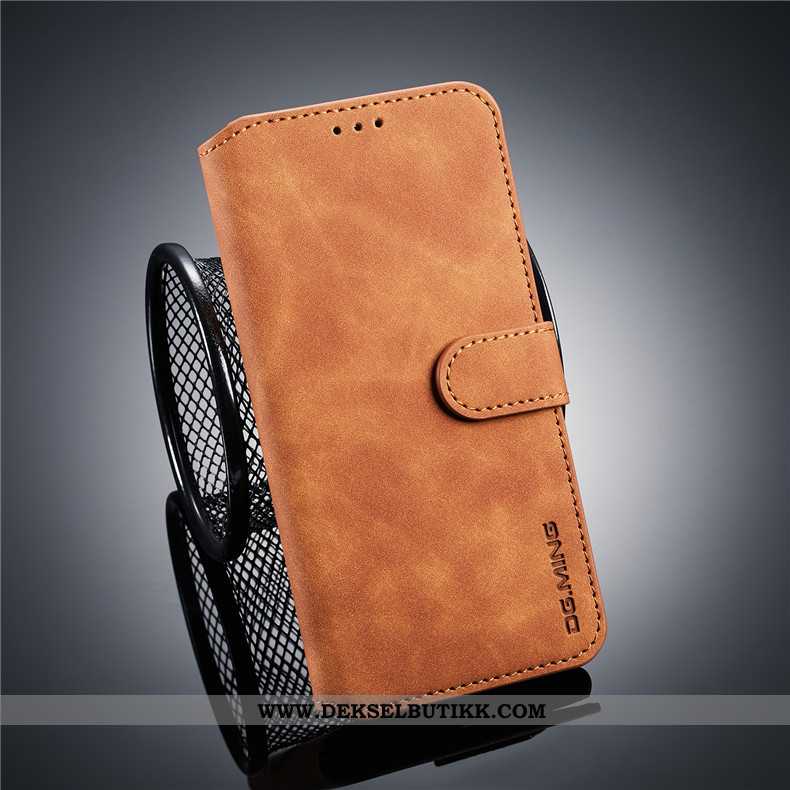 Etui Xiaomi Mi 8 Lite Skinndeksel Anti-fall Ungdom Folio Grå, Deksel Xiaomi Mi 8 Lite Liten Billige