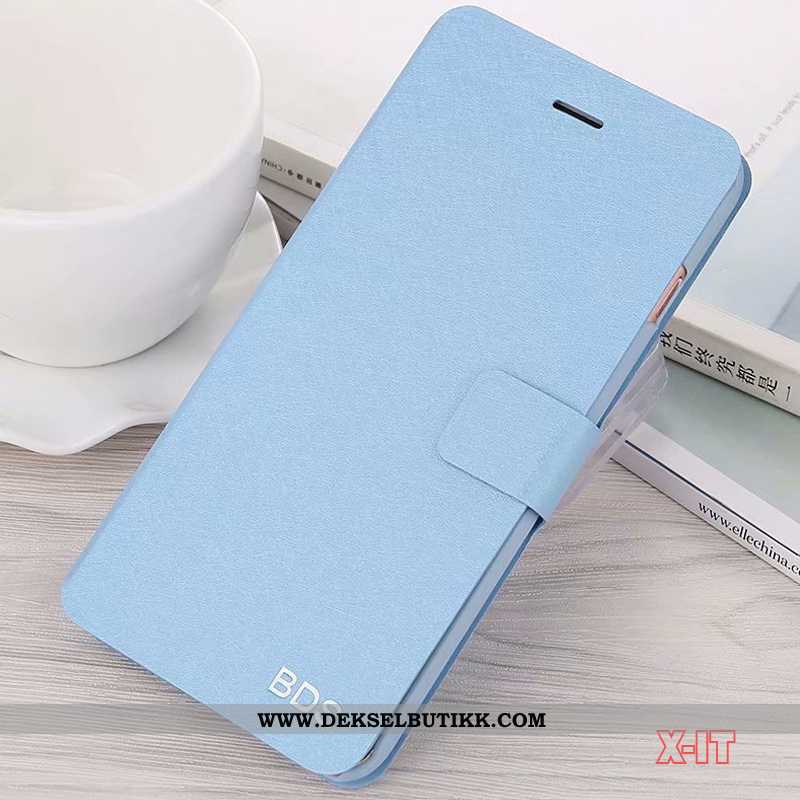 Etui Xiaomi Mi 8 Lite Skinndeksel Folio Anti-fall Mobiltelefon Rosa, Deksel Xiaomi Mi 8 Lite Beskytt