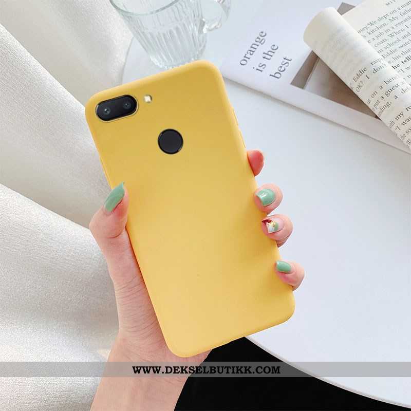 Etui Xiaomi Mi 8 Lite Skinndeksel Ungdom Liten Deksel Gul, Xiaomi Mi 8 Lite Mobiltelefon Rabatt