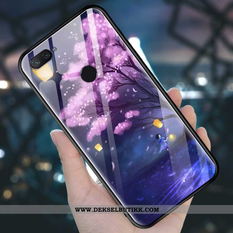 Etui Xiaomi Mi 8 Lite Trend Anti-fall Liten Bakdeksel Lilla, Deksel Xiaomi Mi 8 Lite Myke Kjøpe