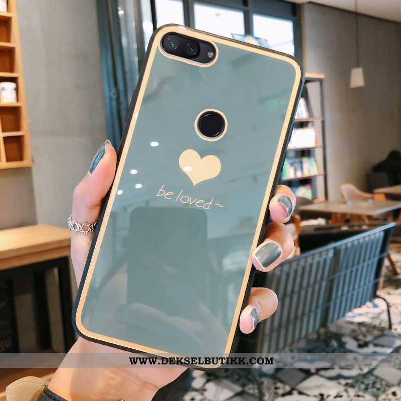 Etui Xiaomi Mi 8 Lite Trend Glass Mobiltelefon High End Grå, Deksel Xiaomi Mi 8 Lite Beskyttelse But