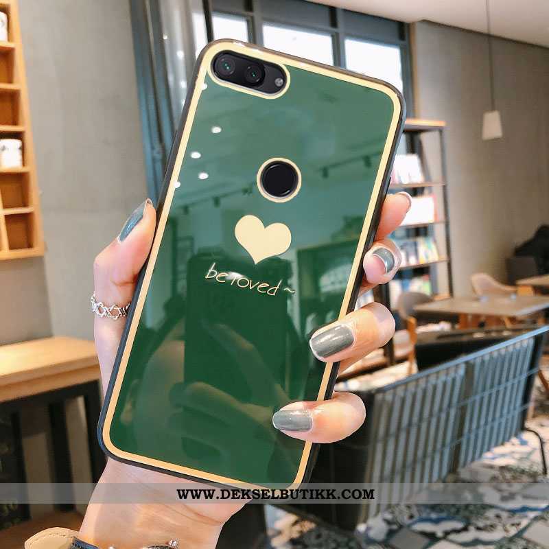 Etui Xiaomi Mi 8 Lite Trend Glass Mobiltelefon High End Grå, Deksel Xiaomi Mi 8 Lite Beskyttelse But