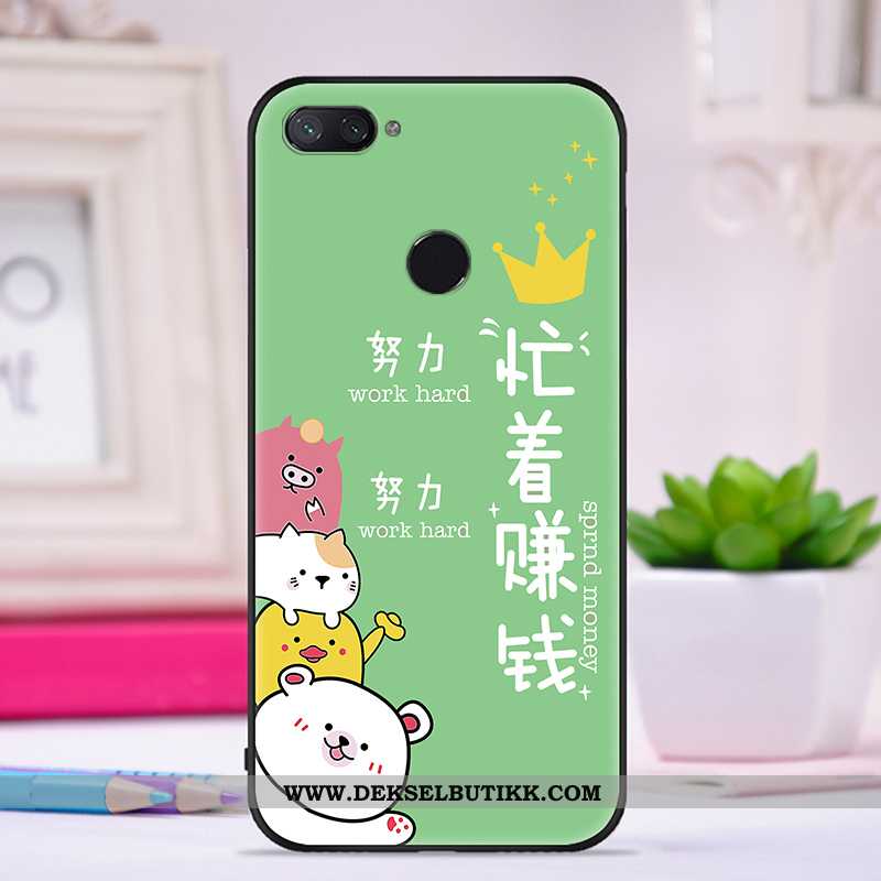 Etui Xiaomi Mi 8 Lite Vakker Silikon Kreativ Lilla, Deksel Xiaomi Mi 8 Lite Trend Billig