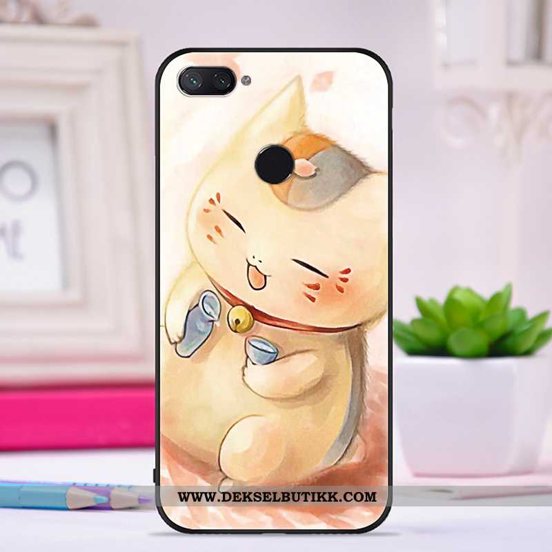 Etui Xiaomi Mi 8 Lite Vakker Silikon Kreativ Lilla, Deksel Xiaomi Mi 8 Lite Trend Billig