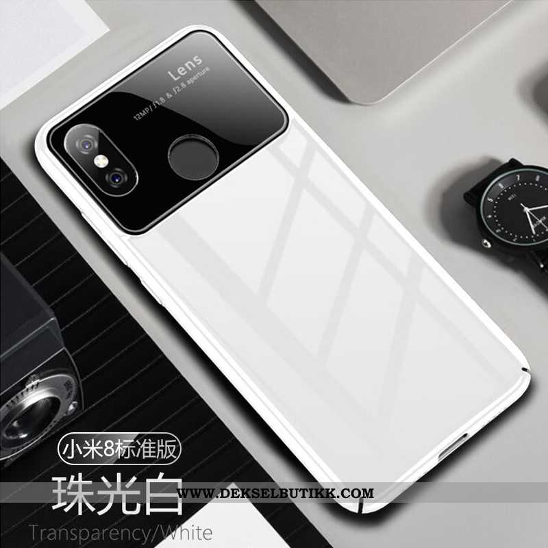 Etui Xiaomi Mi 8 Mønster Glass Alt Inkludert Nubuck Gul, Deksel Xiaomi Mi 8 Trend Tilbud