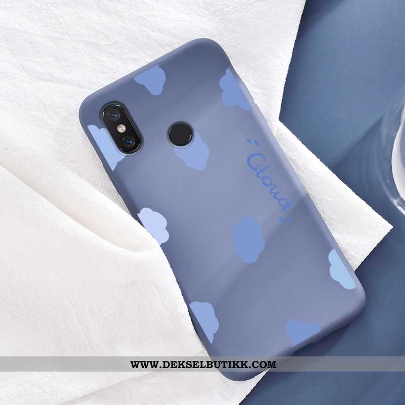 Etui Xiaomi Mi 8 Nubuck Rød Kreativ Mønster, Deksel Xiaomi Mi 8 Av Personlighet Billige