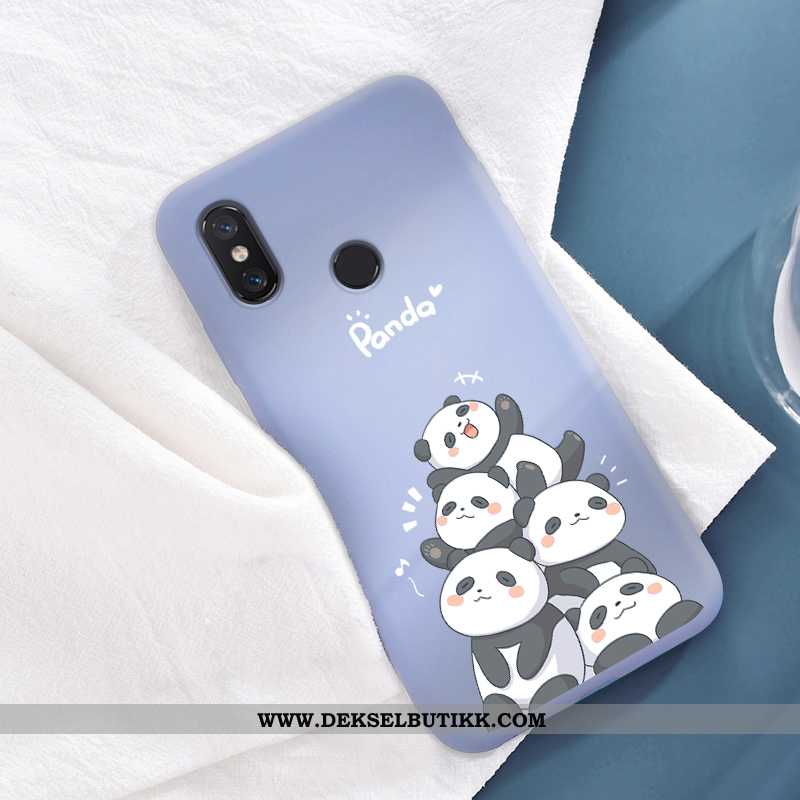 Etui Xiaomi Mi 8 Nubuck Rød Kreativ Mønster, Deksel Xiaomi Mi 8 Av Personlighet Billige