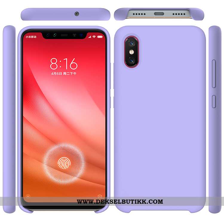 Etui Xiaomi Mi 8 Pro Mønster Mobiltelefon Lilla Liten, Deksel Xiaomi Mi 8 Pro Silikon På Nett