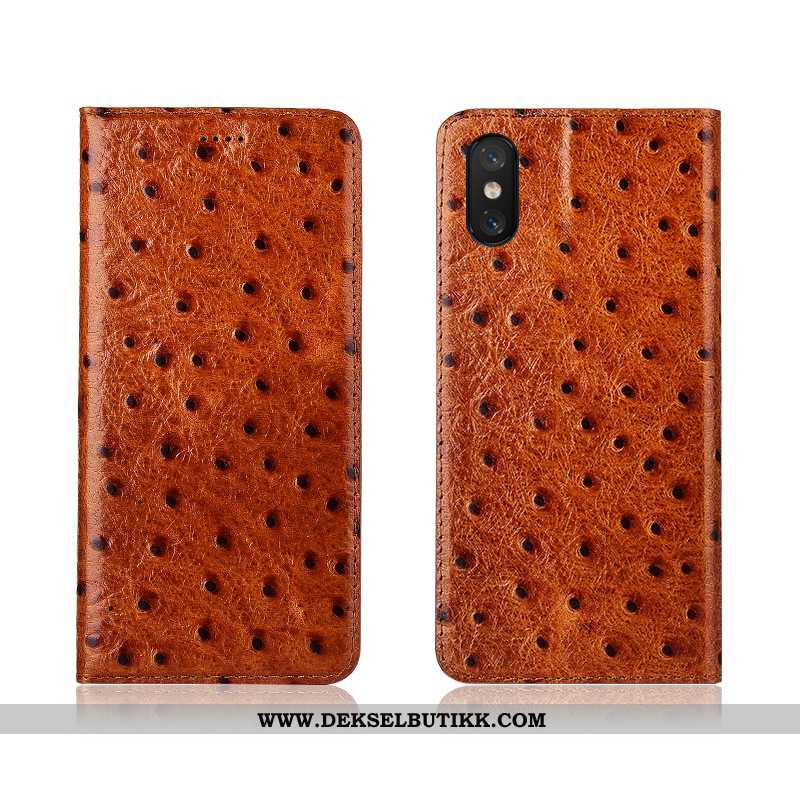 Etui Xiaomi Mi 8 Pro Silikon Mønster Skinndeksel Nye Brun, Deksel Xiaomi Mi 8 Pro Beskyttelse Tilbud