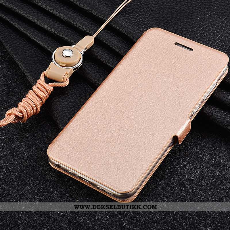 Etui Xiaomi Mi 8 Pro Skinndeksel Mønster Clamshell Rød Rosa, Deksel Xiaomi Mi 8 Pro Hengende Ornamen