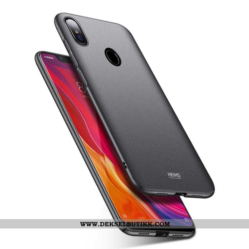 Etui Xiaomi Mi 8 Trend Kreativ Ungdom Svart, Deksel Xiaomi Mi 8 Ultra Tilbud