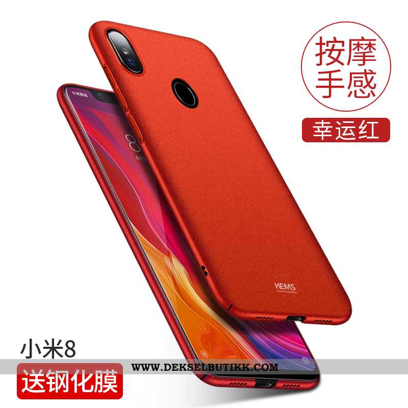 Etui Xiaomi Mi 8 Trend Kreativ Ungdom Svart, Deksel Xiaomi Mi 8 Ultra Tilbud