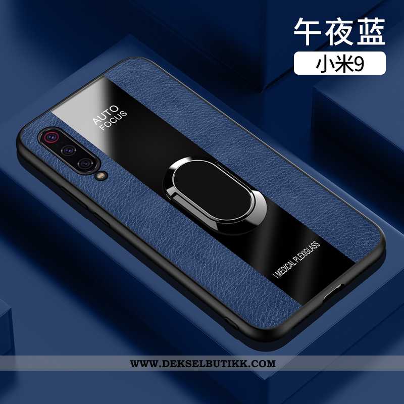 Etui Xiaomi Mi 9 Av Personlighet Alt Inkludert Blå Business, Deksel Xiaomi Mi 9 Trend Tilbud