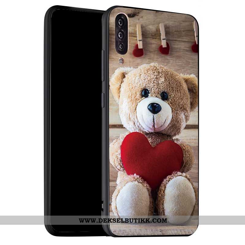 Etui Xiaomi Mi 9 Lite Cartoon Mote Anti-fall Mobiltelefon Svart, Deksel Xiaomi Mi 9 Lite Myke Rabatt