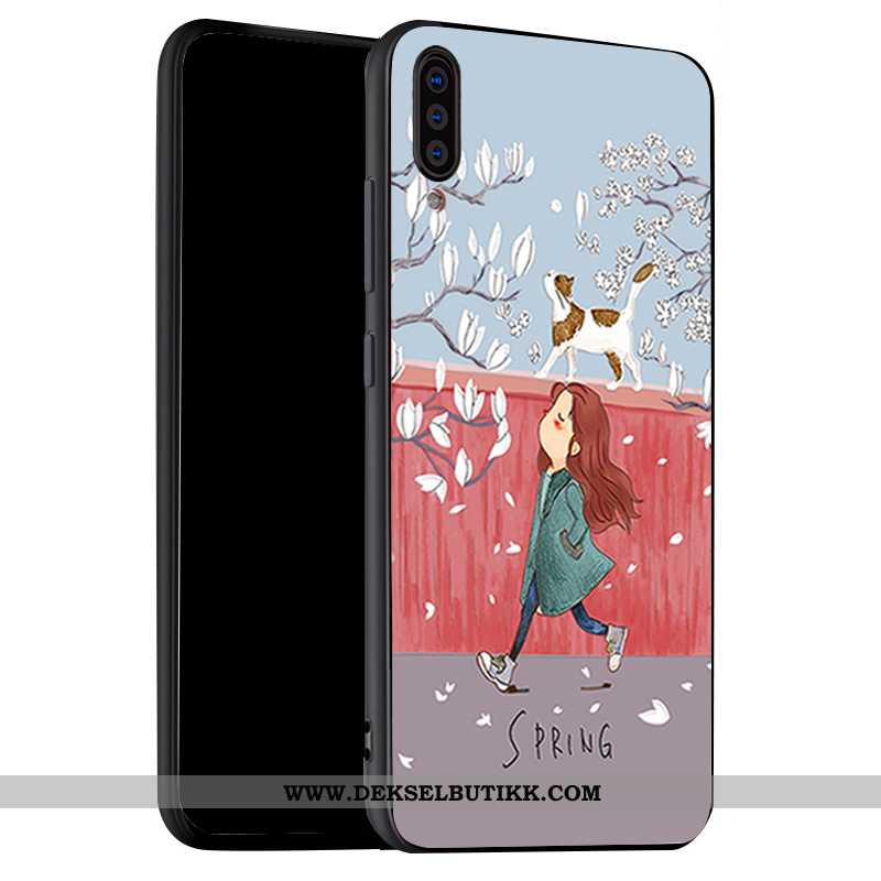 Etui Xiaomi Mi 9 Lite Cartoon Mote Anti-fall Mobiltelefon Svart, Deksel Xiaomi Mi 9 Lite Myke Rabatt